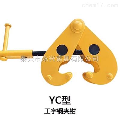 工字钢吊钳YC1t价格